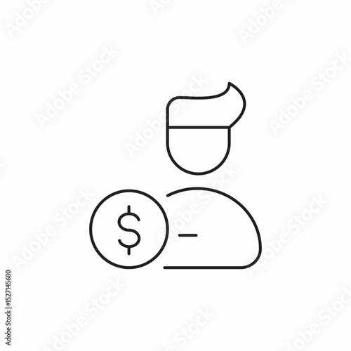 account finaces icon sign vector