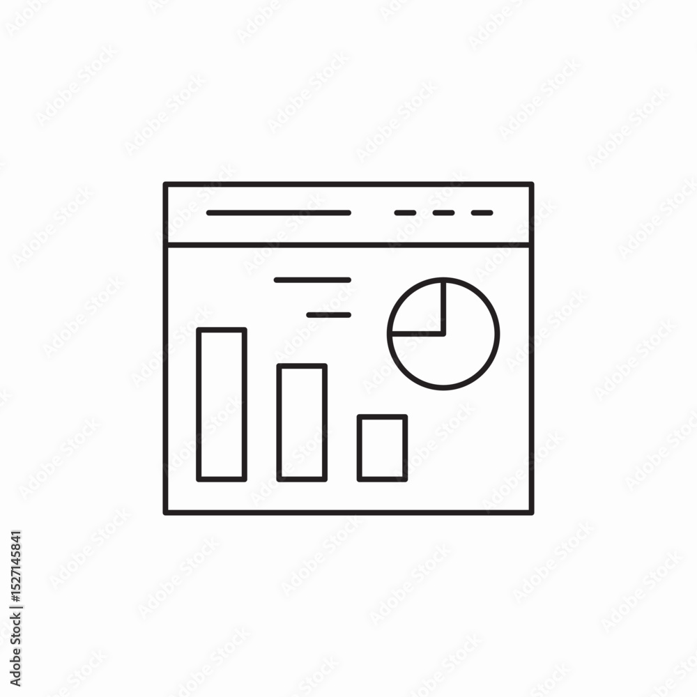 data analytics platform icon sign vector data analytics platform icon sign vector