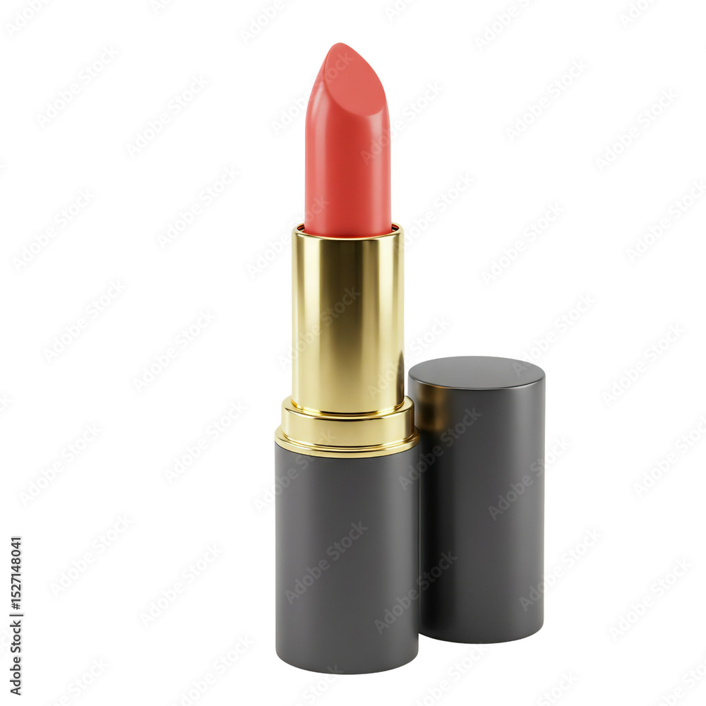 Obraz premium Lipstick 3D Rendering Icon on Transparent Background