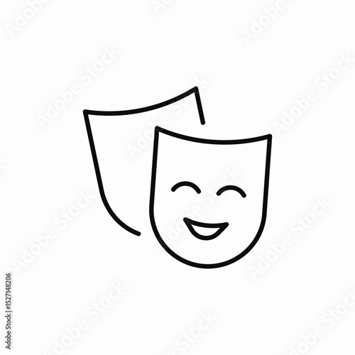 performance masks icon sign vector