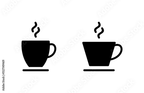 coffee cup icon vector illustration. cup a coffee sign and symbol
