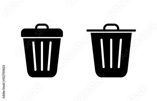 Trash icon vector illustration. trash can icon. delete sign and symbol.