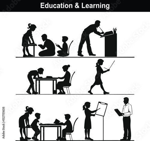 Educational graphics back to school illustrations