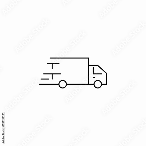 fast delivery icon sign vector