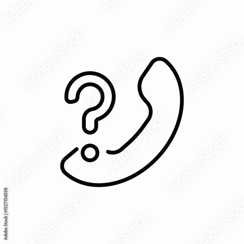questions call support icon sign vector