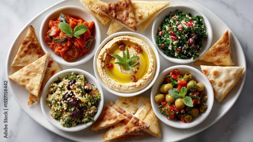 Mediterranean Mezze Platter Mediterranean Mezze Platter