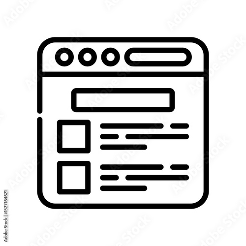 News Feed line icon