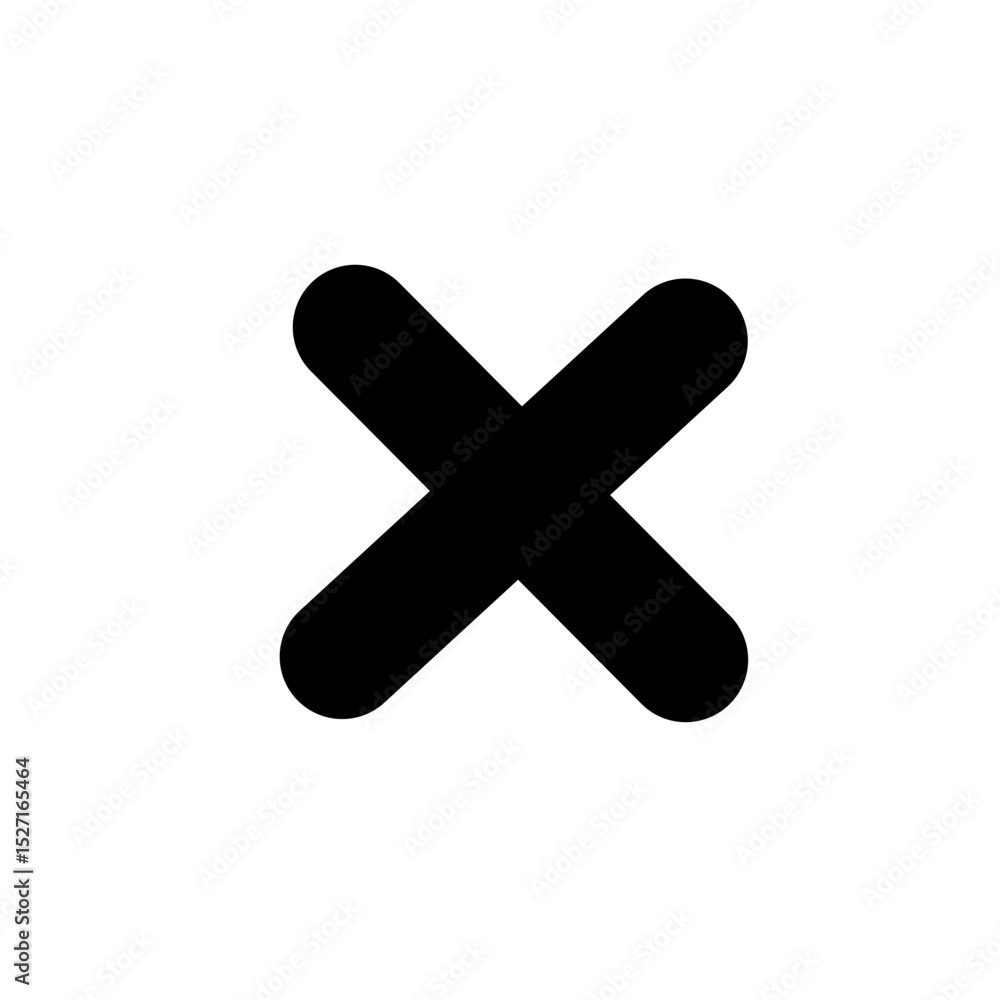 Obraz premium Check mark and cross icon big set vector illustration.