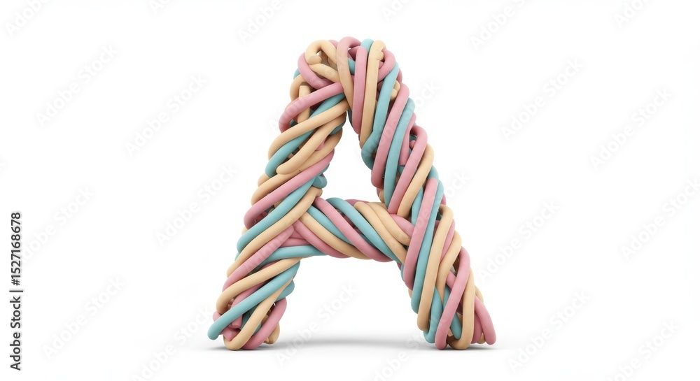 Obraz premium Candy letter a design