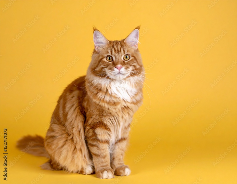 Regal Bengal Cat on Brown Background Regal Bengal Cat on Brown Background