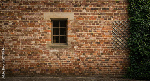 brick wall and window