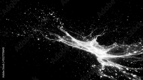 Wallpaper Mural Abstract Black and White Artistic Splash  High Contrast  Dramatic Lighting  Cinematic  Mon Torontodigital.ca