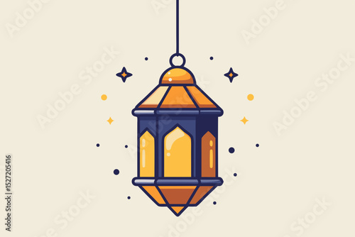 Wallpaper Mural islamic lantern fanous glowing icon Torontodigital.ca