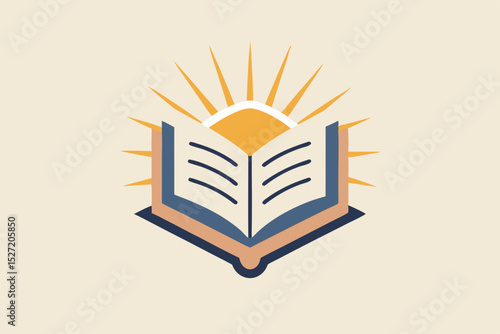 open quran book elegant bookmark