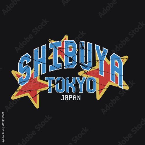Futuristic illustration of tokyo japan vector t shirt design, vector graphic, typographic poster or tshirts street wear and Urban style