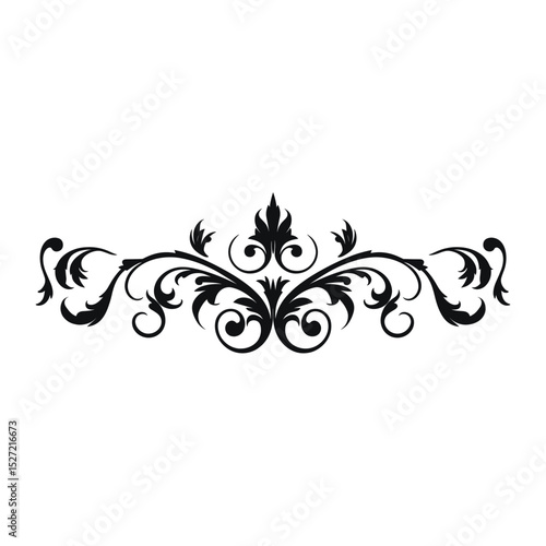 Vintage ornament frame graphic graphics pattern decorative vector