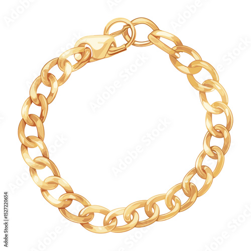 Wallpaper Mural Gold Chain Necklace jewelry gold illustration vector Torontodigital.ca