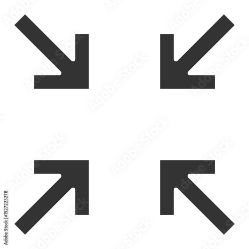 Minimization Glyph Icon Element For Design