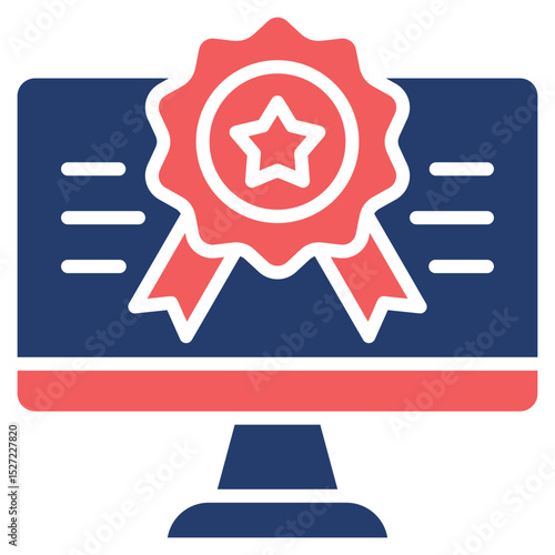 Badge mixed color icon