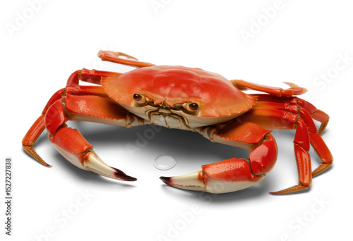 Crab on White Background