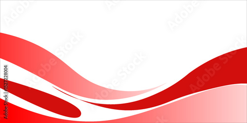 Free Download Vector red line background curve element with white space for text and message design, overlapping layers, vector - GFXLoad