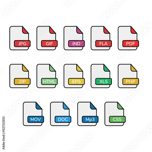 File Extension Icons Set