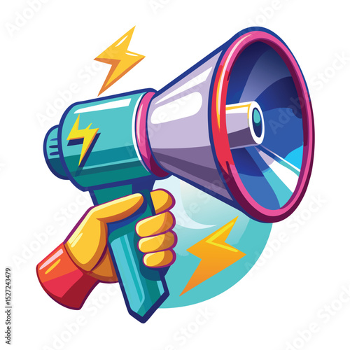 Loudspeaker with powerful energy