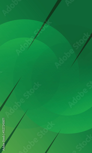 Green gradient abstract background. Circle shapes composition Space. suitable for background, landing page, wallpaper, home screen, theme. vector eps 10