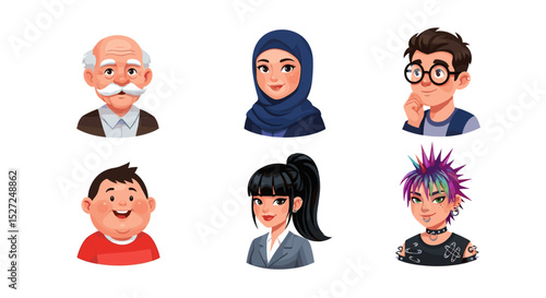 Different People Representing Diverse Groups And Identities