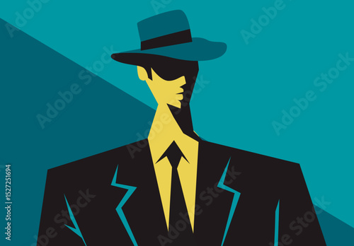 Fotografie anonymous portrait illustration
