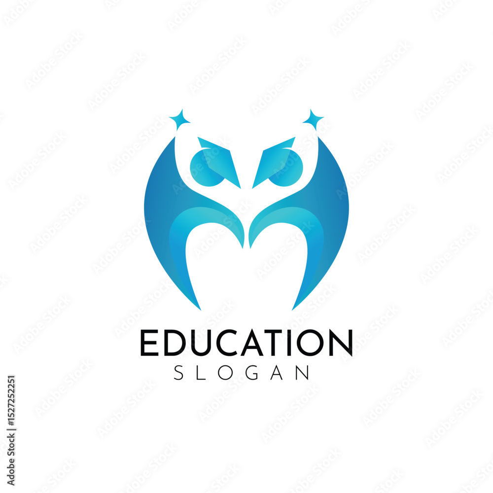 Obraz premium education, learning, teaching, coaching, study logo