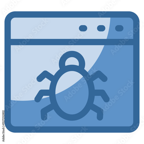 Web Crawler Icon Element For Design