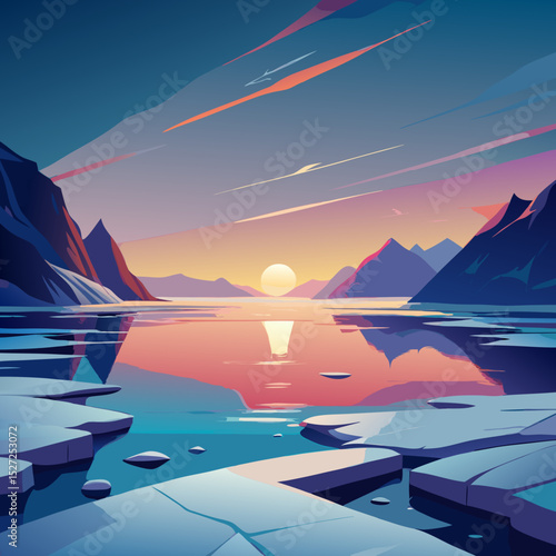 a-quiet-sunrise-over-lake-baikal--russia--with-ice