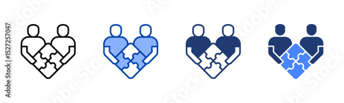Cooperation icon sheet multiple style collection
