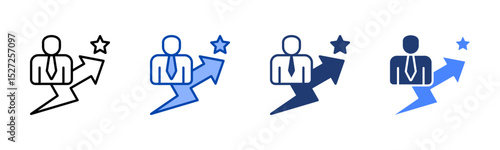 Personal Development icon sheet multiple style collection