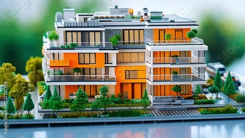 Apartment Complex Model: A Modern Architectural Masterpiece