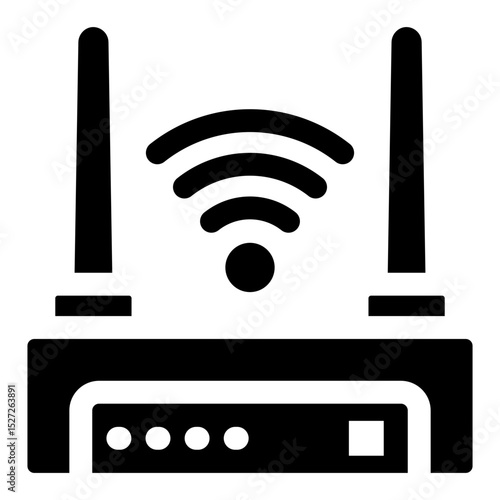 Router Icon Element For Design