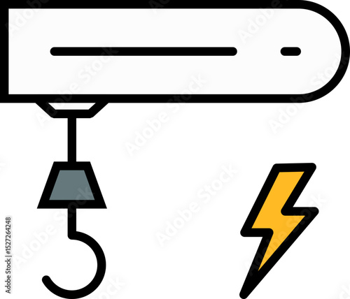 Factory Machine Icon Element