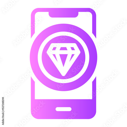 Free Download smartphone gradient icon - GFXLoad
