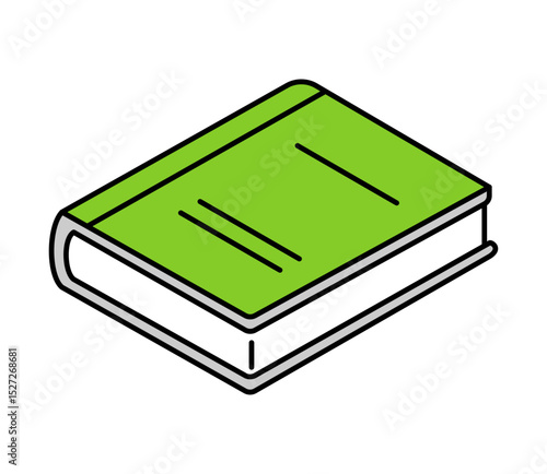 シンプルな本のイラスト　ベクター
