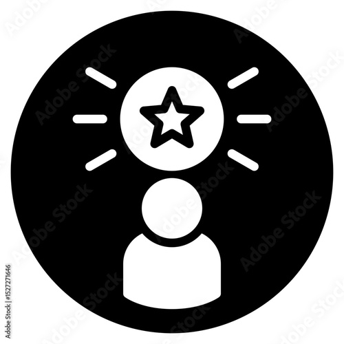 customer loyalty glyph icon