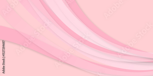 Light Pink Abstract Wave Background for Business and Presentation Design.
