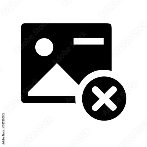 remove image media icon