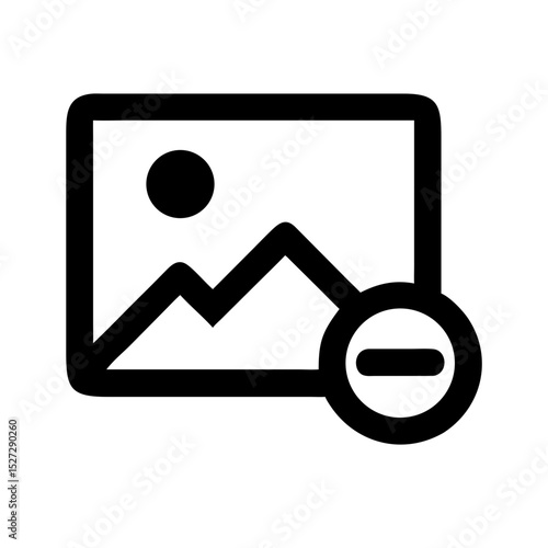 remove image media icon
