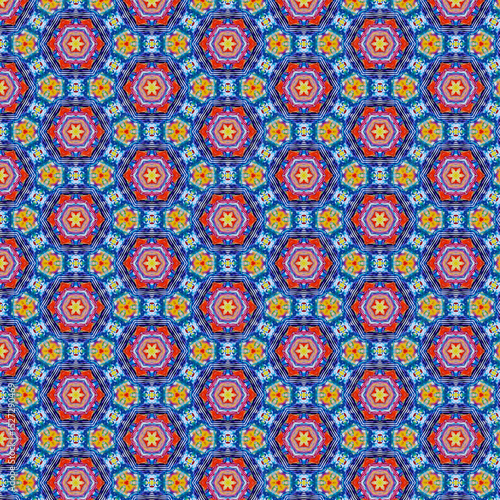 very elegant and beautiful multicolor abstract seamless pattern