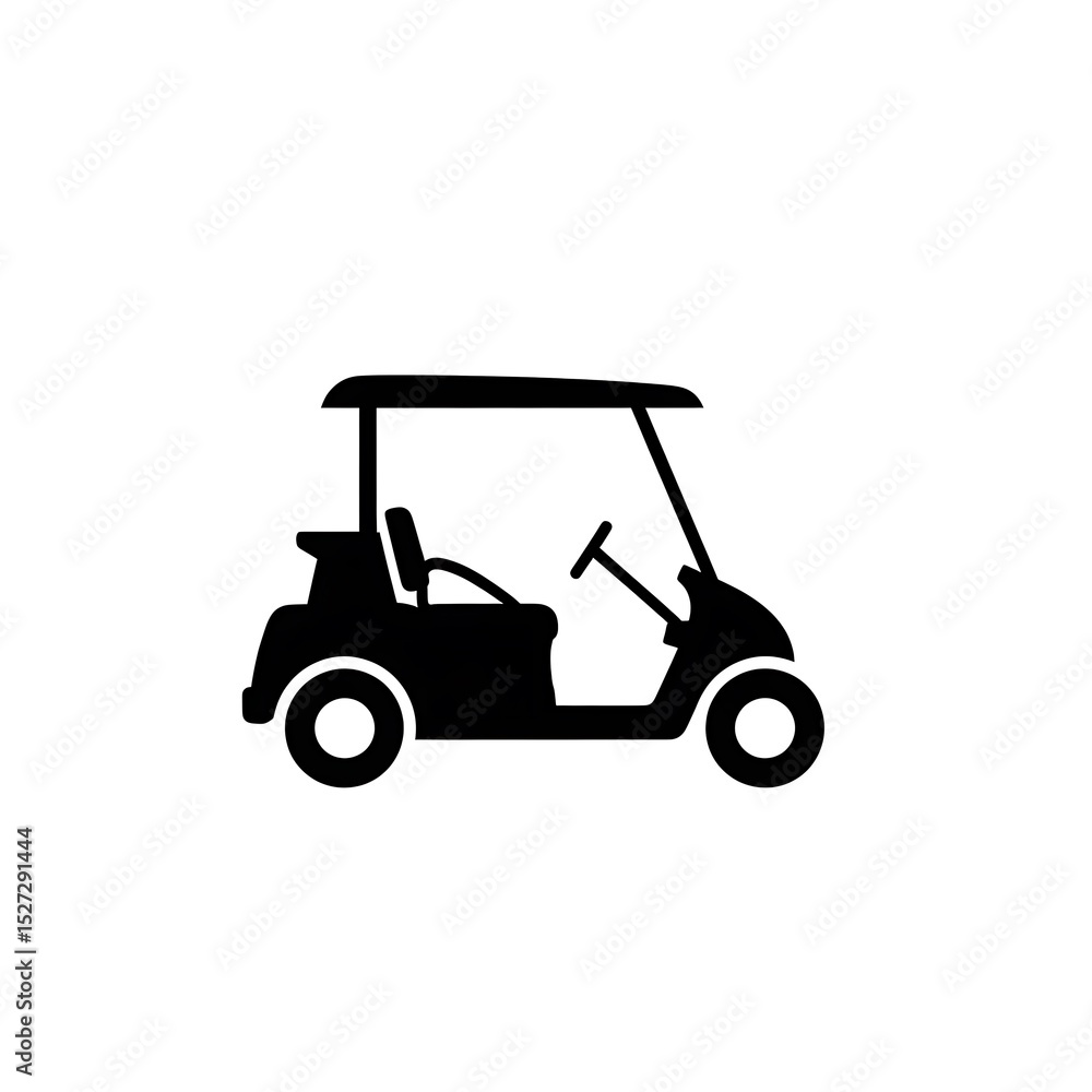 Golf Cart Silhouette Golf Cart Silhouette