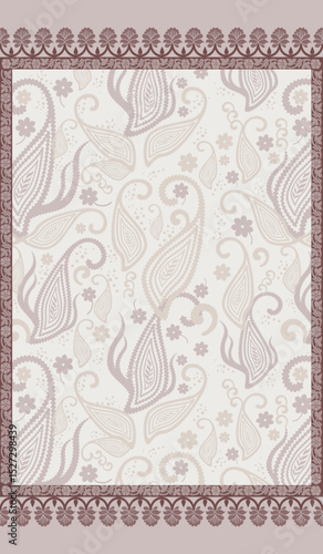 elegant paisley pattern for wallpaper background and textile beautiful paisley originated in persia and paisley is popular in Iran india scotland this paisley design is good for dress shawl scarf rida
