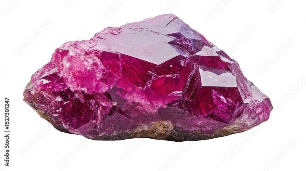 Raw spinel chunk with deep magenta hues, Transparent background, PNG file Raw spinel chunk with deep magenta hues, Transparent background, PNG file