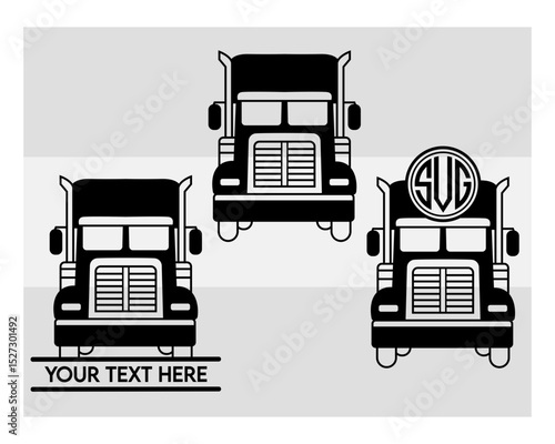Semi Truck SVG Silhouette Bundle, Semi Truck Silhouette, Truck Svg, Trucker Silhouette Svg, US Trucker Svg, Semi Truck Png, Truck Svg Images, Cut Files