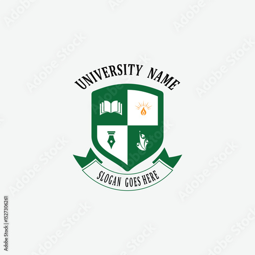 3022 educational logo school college university learning institute book academy organization